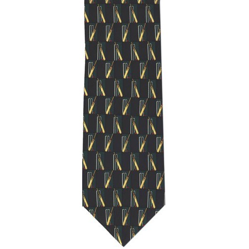 Traditional Cricket Tie Navy/Green