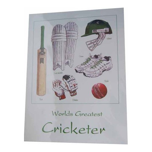 Worlds Greatest Cricketer Print